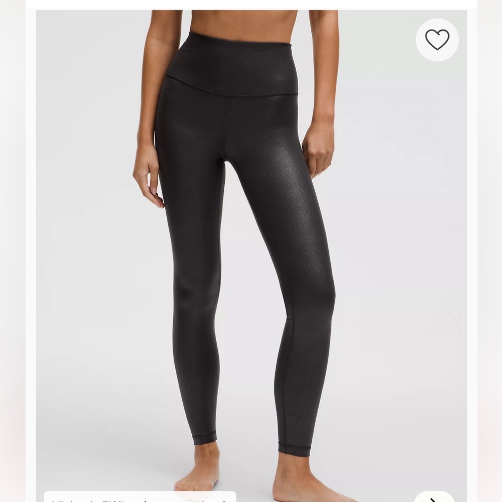 Lululemon Athletica Shimmering Black Leggings